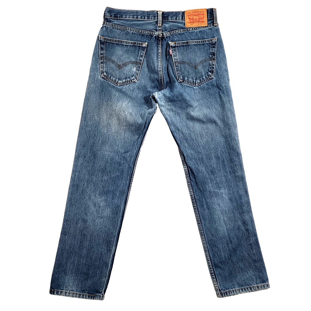 Levis 505 Jeans Mens 32x30 Relaxed Fit Baggy Straight Leg Normcore Everyday Y2K